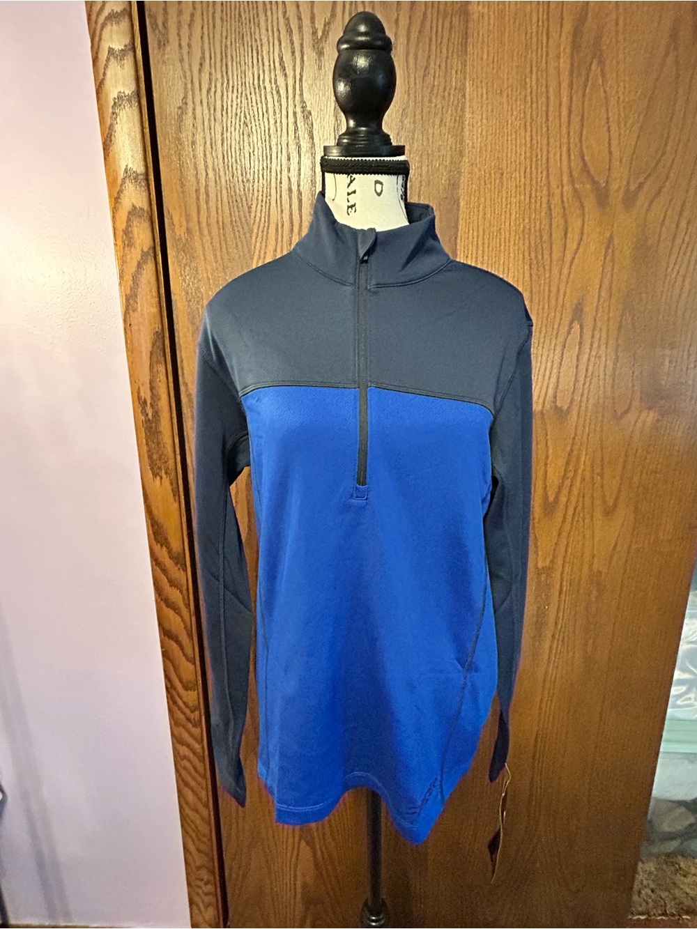 Spyder Sport Layer Thermo Men's Charger 1/2 Zip - Black NWT/packaging Size Small